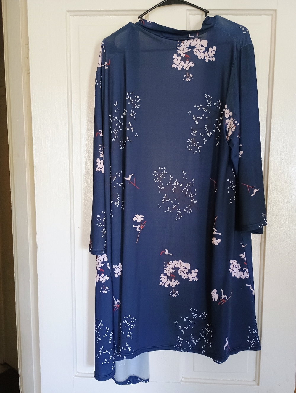 Body Touch Floral Print Open Front Cardigan Plus Size 1xl Lightweight Layer